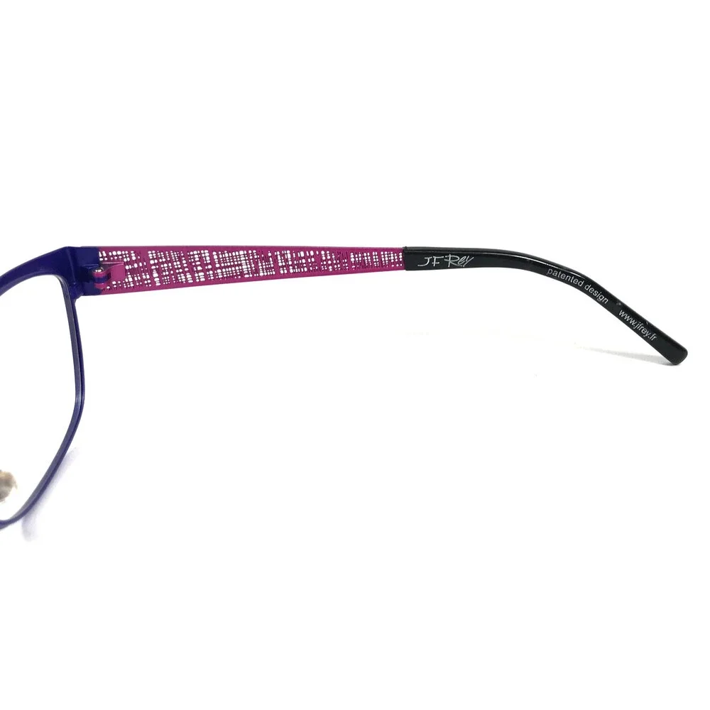 J.F. Rey Eyeglasses Frames JF2588 2280 Blue Purple Pink Woven Webbed 54-16-140